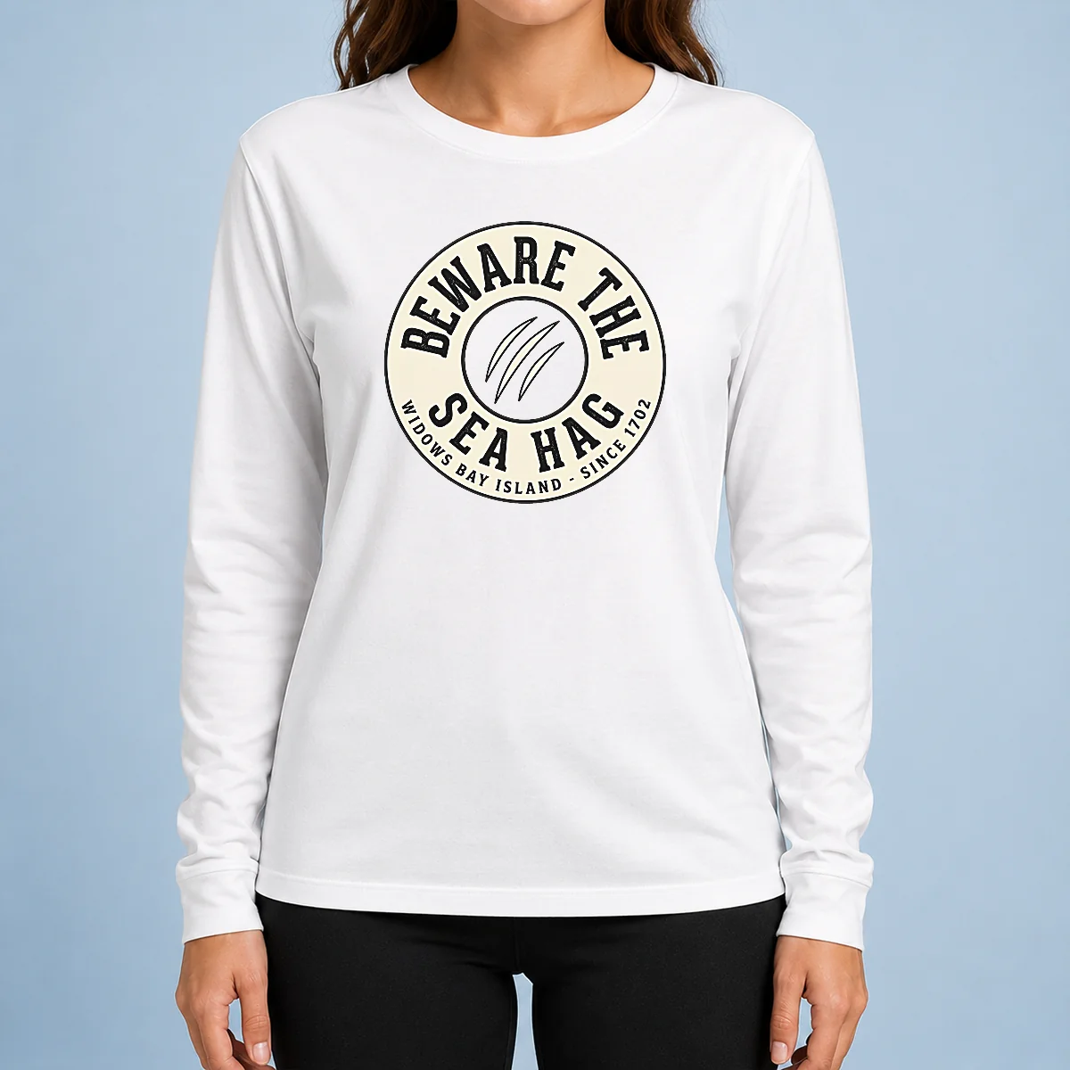 Top Beware The Sea Hag Long Sleeve Shirt