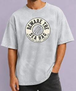 Top Beware The Sea Hag Washed T-Shirt