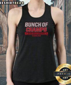 Top Carolina Hockey Bunch Of Champs Tank top featuring bold championship text on a comfortable sleeveless garment