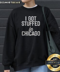 Top I Got Stuffed In Chicago Sweatshirt showcasing a cozy and casual style perfect for chilly days.