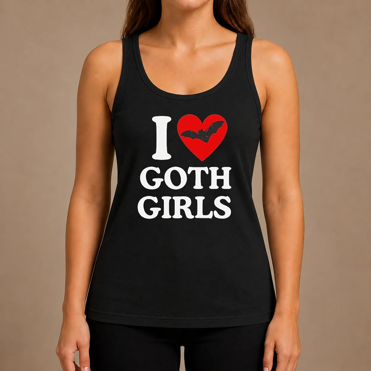 Top I Love Goth Girls Tank Top