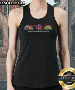 Top I'Ve Got That Oklahoma Pride Y'All LGBTQIA Tank top displayed on a neutral background