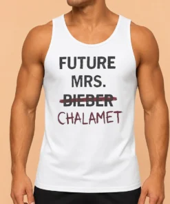 Top Kylie Jenner Future Mrs Chalamet Tank Top