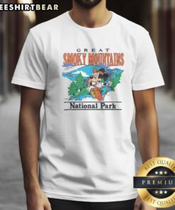 Top Mickey Mouse Great Smoky Mountains National Park Shirt featuring a vibrant graphic design.