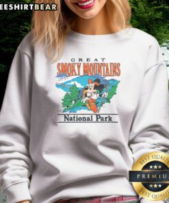 Top Mickey Mouse Great Smoky Mountains National Park Sweatshirt showcasing a vibrant design and comfortable fit