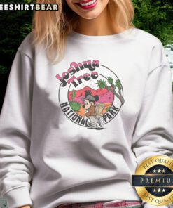 Top Mickey Mouse Joshua Tree National Park Sweatshirt featuring a vibrant graphic design.