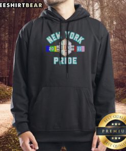 Top New York Sirens Pride Month Hoodie featuring vibrant colors and a cozy fit for Pride celebrations.
