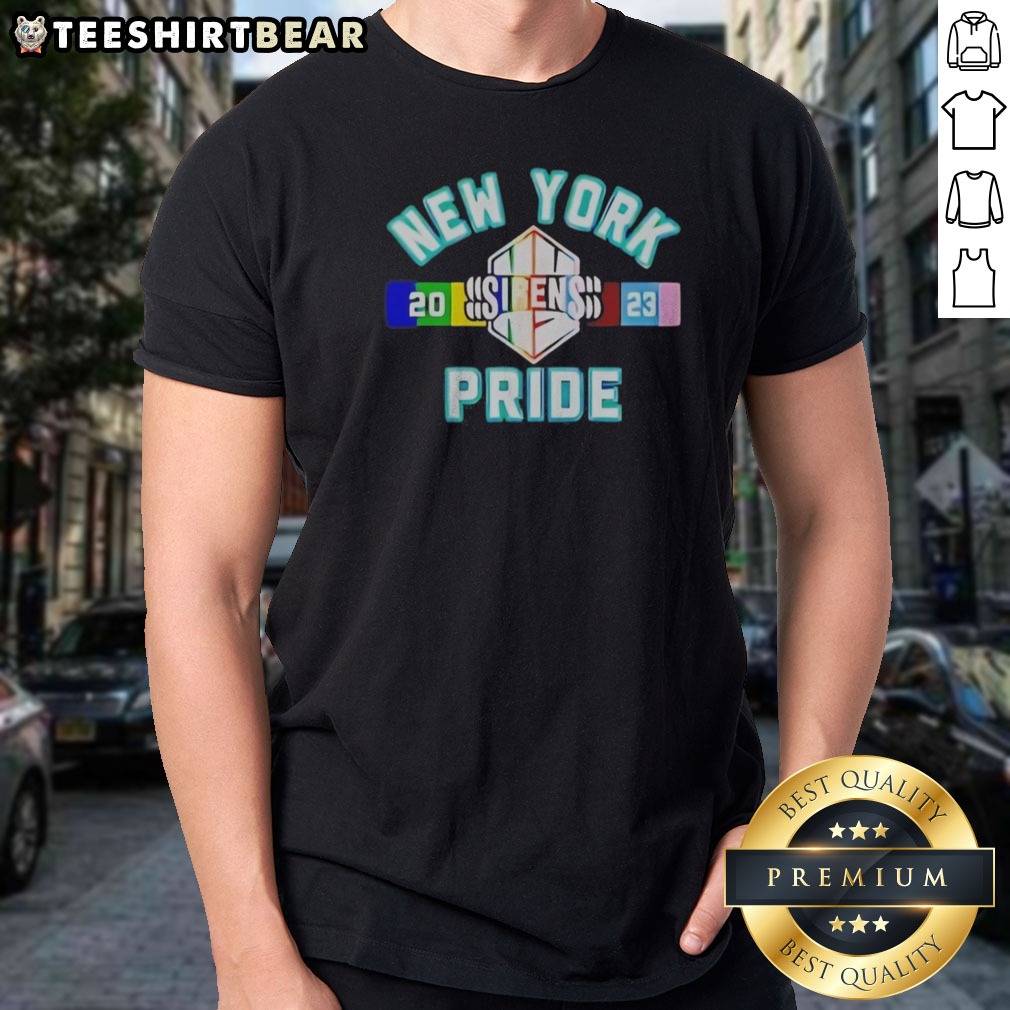 Top New York Sirens Pride Month Shirt on Classic Shirt Top New York Sirens Pride Month Shirt shown as a classic shirt preview