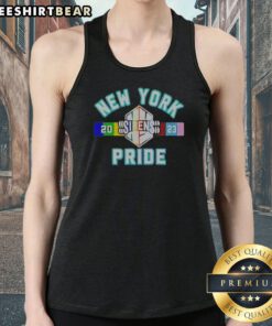 Top New York Sirens Pride Month Tank top featuring vibrant colors and a festive design.