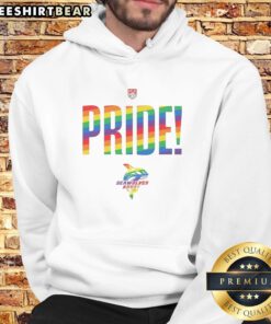 Top Seattle Seawolves Rugby Happy Pride Month Hoodie featuring vibrant colors and a cozy fit.