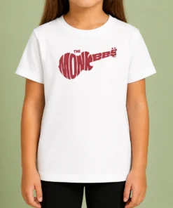Top The Monkees Guitar Logo Kids T-Shirt