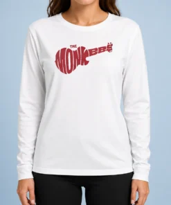 Top The Monkees Guitar Logo Long Sleeve Shirt