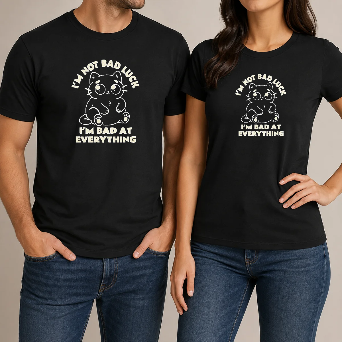 Awesome Black Cat I'M Not Bad Shirt Awesome Black Cat I'M Not Bad Shirt