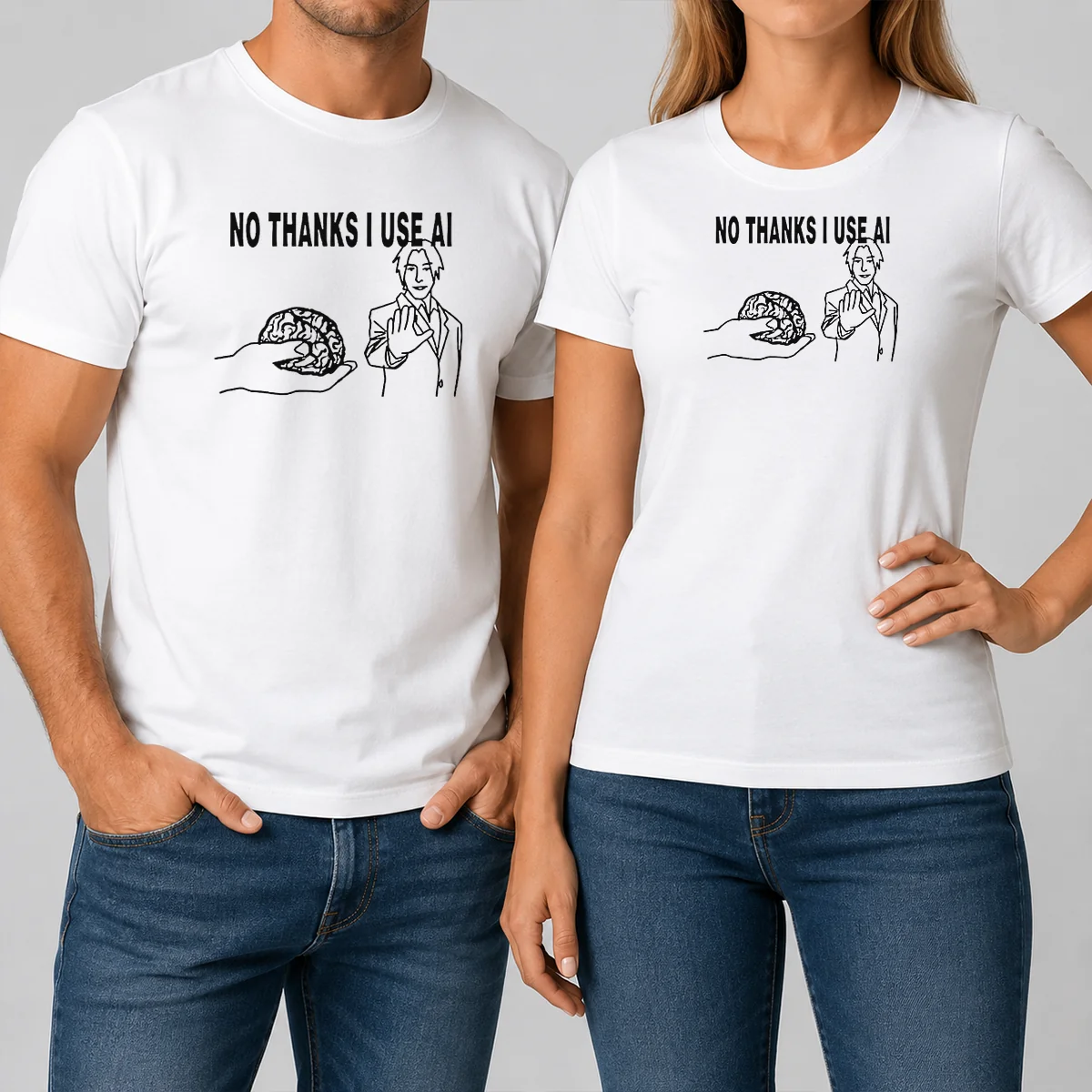 Awesome Brain No Thanks I Use Shirt Awesome Brain No Thanks I Use Shirt