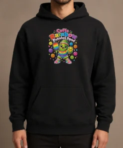 Awesome Coffs Rainbow Pickleball Squad Kawaii Hoodie