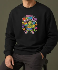Awesome Coffs Rainbow Pickleball Squad Kawaii Sweater