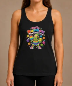 Awesome Coffs Rainbow Pickleball Squad Kawaii Tank Top