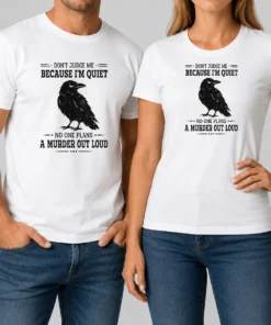 Awesome Funny Sarcastic Quiet Raven Introvert Dark Humor Geek