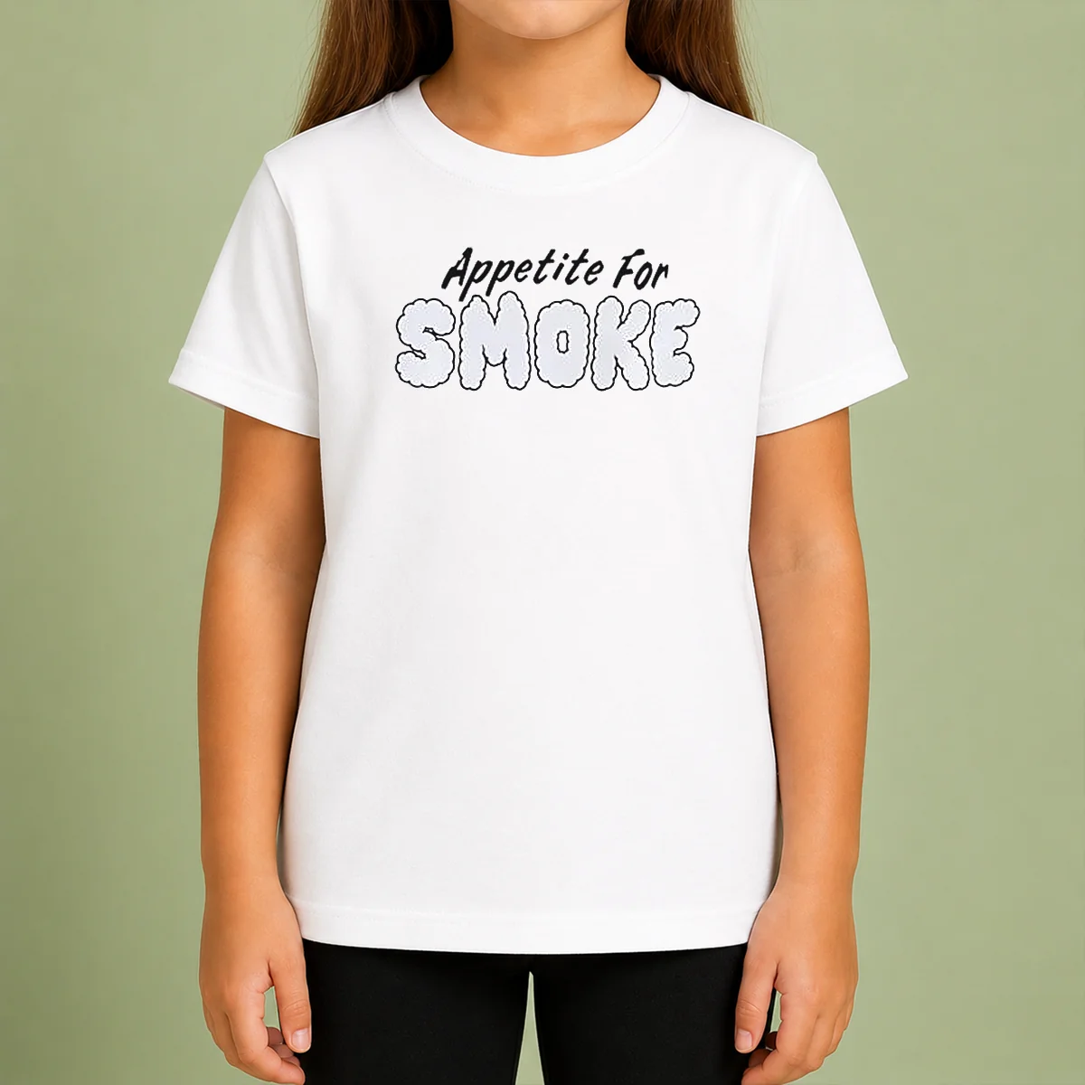 Awesome Good Appetite For Smoke Kids T-Shirt