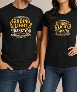 Awesome Grandparents Day Gratitude Typography For Family Love t shirt in white, featuring bold and heartfelt text design
