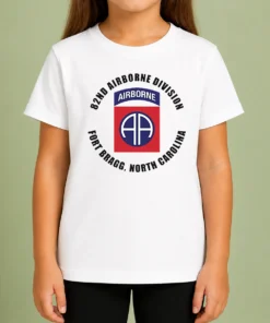 Awesome Hot 82nd Airborne Division Fort Bragg Military Kids T-Shirt