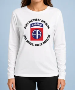 Awesome Hot 82nd Airborne Division Fort Bragg Military Long Sleeve Shirt