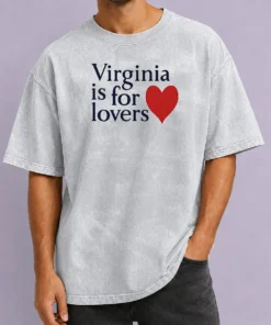Awesome Hot Virginia Is For Lovers Washed T-Shirt