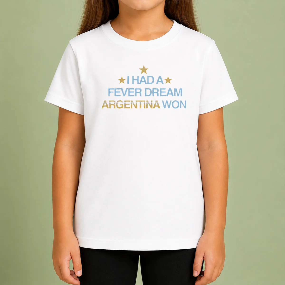 Awesome I Had A Fever Dream Argentina Won Football Kids T-Shirt