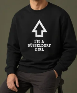 Awesome I'M A Dusseldorf Girl AOP Sweater
