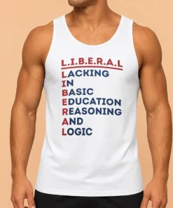 Awesome Liberal Lacking In Basic Education Reasoning And Logic Acrostic Tank Top