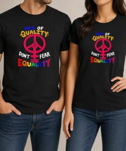 Awesome Men Of Quality Don'T Fear Equality Peace