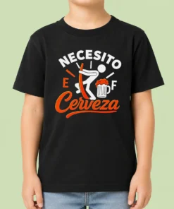 Awesome Necesito Cerveza Beer Level Kids T-Shirt