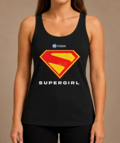 Awesome Supergirl DC Studios Logo Tank Top