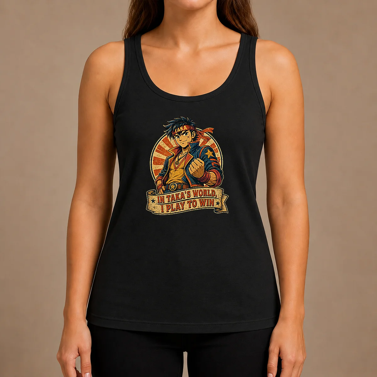Awesome Takas World Vintage Anime Characters Passion Shirt - Image 3
