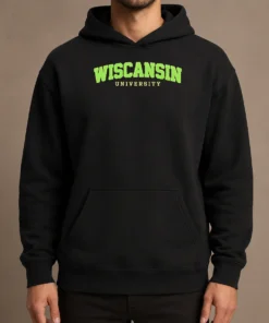 Awesome Wiscansin University College Funny Parody Hoodie