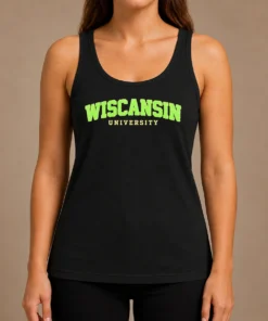 Awesome Wiscansin University College Funny Parody Tank Top