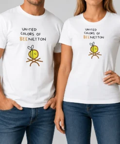 Funny Awesome United Colors Of Bee Netton Bee Logo