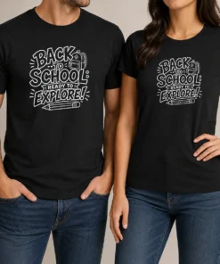 Funny Back To School Ready To Explore Line Art