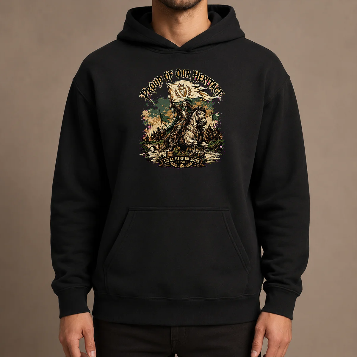 Funny Battle Of The Boyne Heritage Pride Hoodie