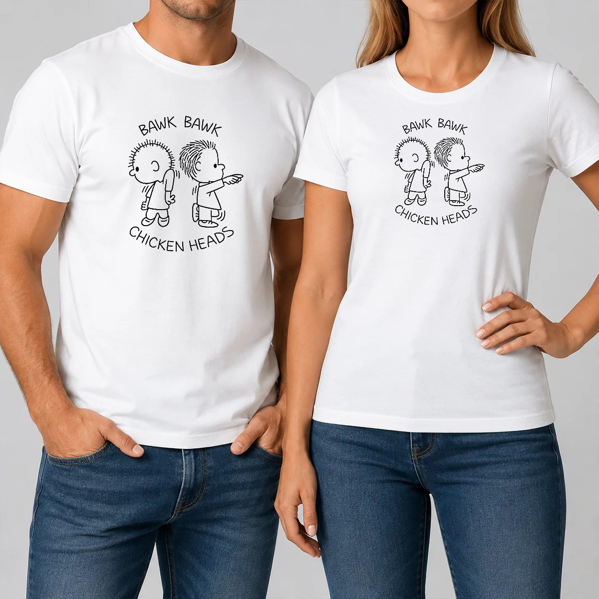 Funny Bawk Bawk Chicken Heads Peanuts Shirt Funny Bawk Bawk Chicken Heads Peanuts Shirt