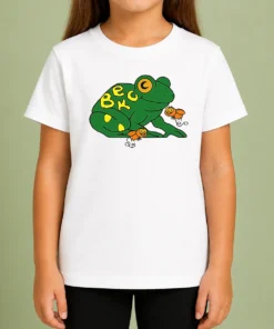Funny Beck Frog With Flies Alternative Rock Indie Music Kids T-Shirt