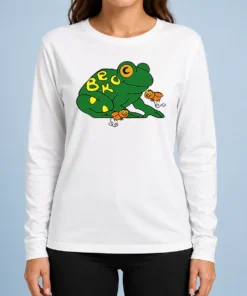 Funny Beck Frog With Flies Alternative Rock Indie Music Long Sleeve Shirt