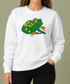 Funny Beck Frog With Flies Alternative Rock Indie Music Sweater