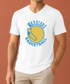 Funny Golden State Warriors NBA Warriors Basketball Logo V-Neck Shirt