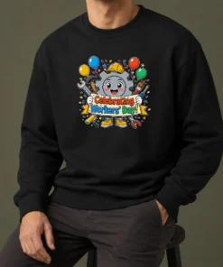 Funny Happy Celebrating Workers Day Gear Anime For Labour Day Sweater