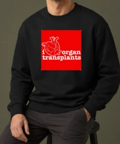 Funny I Heart Organ Transplants Transplant Awareness Sweater