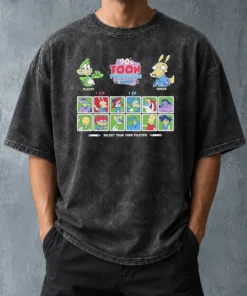Funny Plucky Rocko Darkwing Duck Ren Stimpy Doug Tommy Pickles Pinky The Tick Bart Goku 90s Toon Throwdown Select Your Toon Fighter Washed
