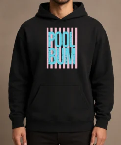 Funny Premium Pool Bum Retro Stripes Sunshine Hoodie