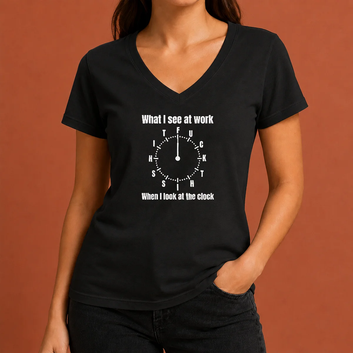 Funny Pretty What I See At V-Neck Shirt Funny Pretty What I See At V-Neck Shirt