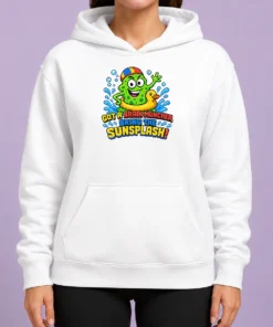 Good Awesome Brain Muncher Sunsplash Pixel Hoodie